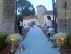 Moqueta ferial blanca - Eventos y celebraciones